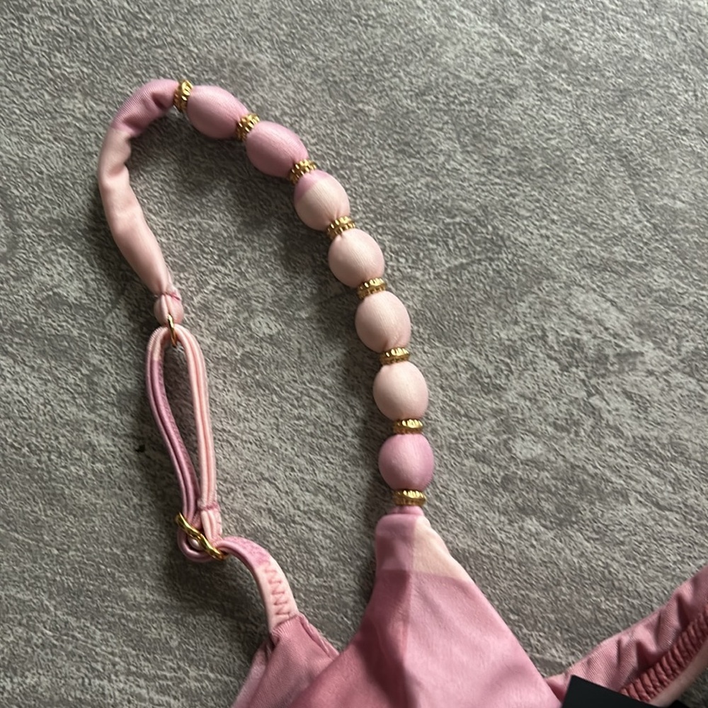 Vix Pink Checkered Bikini Set - Picture 8 of 8